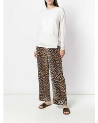 Женский белый свитер с v-образным вырезом от Sottomettimi