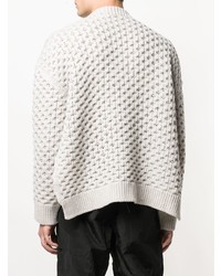 Мужской белый свитер с круглым вырезом с принтом от Raf Simons