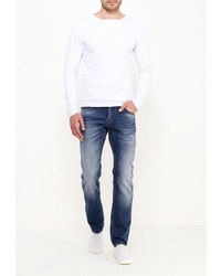 Мужской белый свитер с круглым вырезом от Aarhon