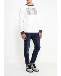 Мужской белый свитер с круглым вырезом от Abercrombie &amp; Fitch
