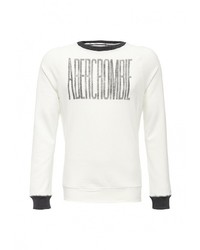 Мужской белый свитер с круглым вырезом от Abercrombie &amp; Fitch