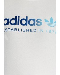 Женский белый свитер с круглым вырезом от adidas Originals