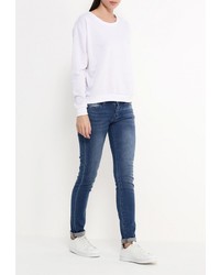 Женский белый свитер с круглым вырезом от Alcott