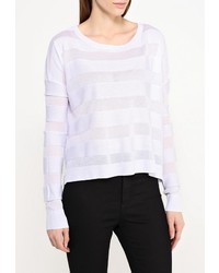 Женский белый свитер с круглым вырезом от Baon