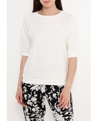 Женский белый свитер с круглым вырезом от Baon