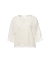 Женский белый свитер с круглым вырезом от Baon