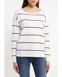 Женский белый свитер с круглым вырезом от Baon