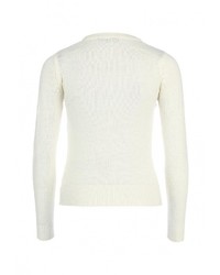 Женский белый свитер с круглым вырезом от Brave Soul