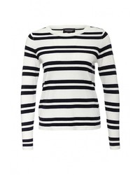 Женский белый свитер с круглым вырезом от Broadway