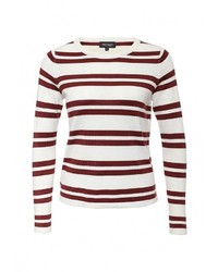 Женский белый свитер с круглым вырезом от Broadway