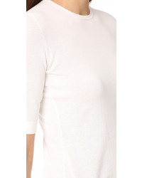 Женский белый свитер с круглым вырезом от TSE