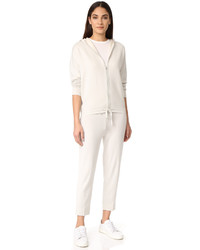 Женский белый свитер с круглым вырезом от TSE