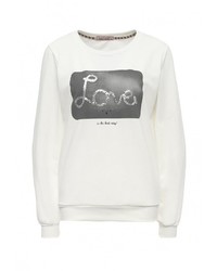 Женский белый свитер с круглым вырезом от Chic Chic