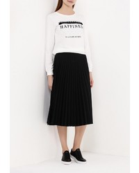 Женский белый свитер с круглым вырезом от Chic Chic