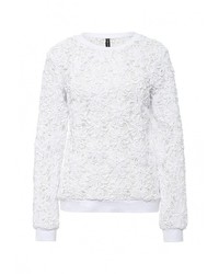 Женский белый свитер с круглым вырезом от Concept Club