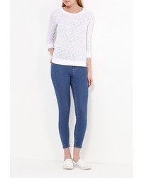 Женский белый свитер с круглым вырезом от Concept Club