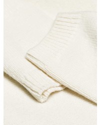 Мужской белый свитер с круглым вырезом от Gucci