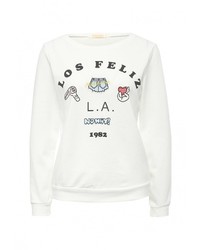 Женский белый свитер с круглым вырезом от Dorado