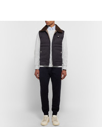 Мужской белый свитер с круглым вырезом от Brunello Cucinelli