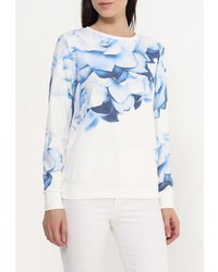 Женский белый свитер с круглым вырезом от DRYWASH