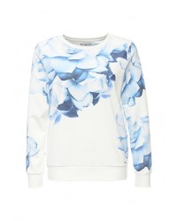 Женский белый свитер с круглым вырезом от DRYWASH