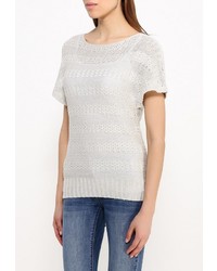 Женский белый свитер с круглым вырезом от Emoi