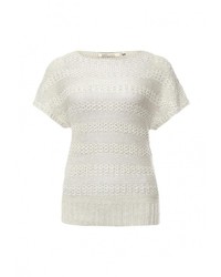 Женский белый свитер с круглым вырезом от Emoi