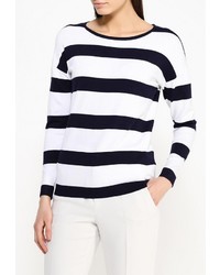 Женский белый свитер с круглым вырезом от FiNN FLARE