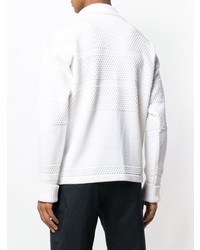 Мужской белый свитер с круглым вырезом от S.N.S. Herning