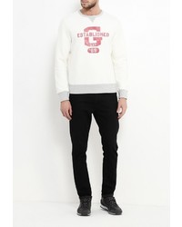 Мужской белый свитер с круглым вырезом от Gap