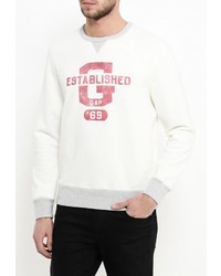 Мужской белый свитер с круглым вырезом от Gap