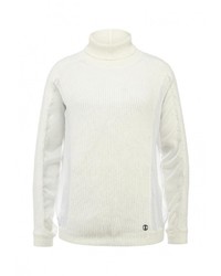 Женский белый свитер с круглым вырезом от Iceberg