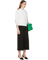 Женский белый свитер с круглым вырезом от Proenza Schouler