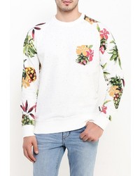 Мужской белый свитер с круглым вырезом от Jack &amp; Jones