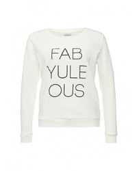 Женский белый свитер с круглым вырезом от Jacqueline De Yong