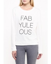 Женский белый свитер с круглым вырезом от Jacqueline De Yong