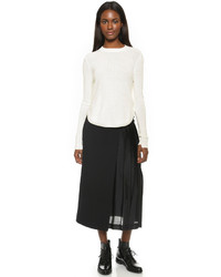 Женский белый свитер с круглым вырезом от A.L.C.