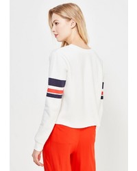 Женский белый свитер с круглым вырезом от Jennyfer