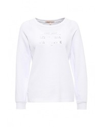 Женский белый свитер с круглым вырезом от Modis