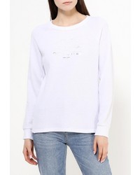 Женский белый свитер с круглым вырезом от Modis