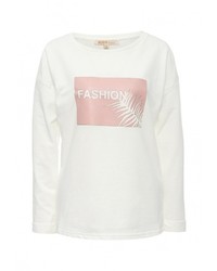 Женский белый свитер с круглым вырезом от Modis