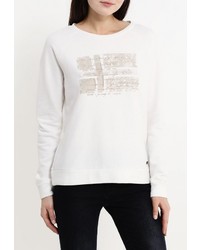 Женский белый свитер с круглым вырезом от Napapijri