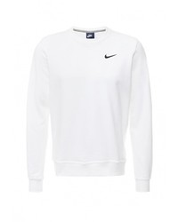 Мужской белый свитер с круглым вырезом от Nike