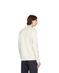 Мужской белый свитер с круглым вырезом от Norse Projects