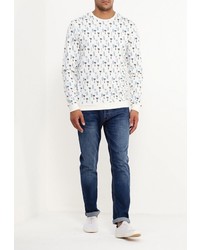 Мужской белый свитер с круглым вырезом от Only &amp; Sons