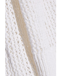 Женский белый свитер с круглым вырезом от James Perse