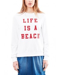 Женский белый свитер с круглым вырезом от Q/S designed by