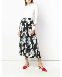 Женский белый свитер с круглым вырезом от Vivetta