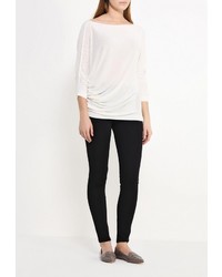 Женский белый свитер с круглым вырезом от Rinascimento