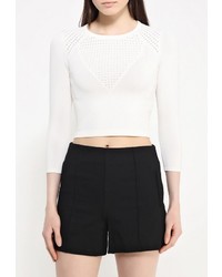 Женский белый свитер с круглым вырезом от River Island